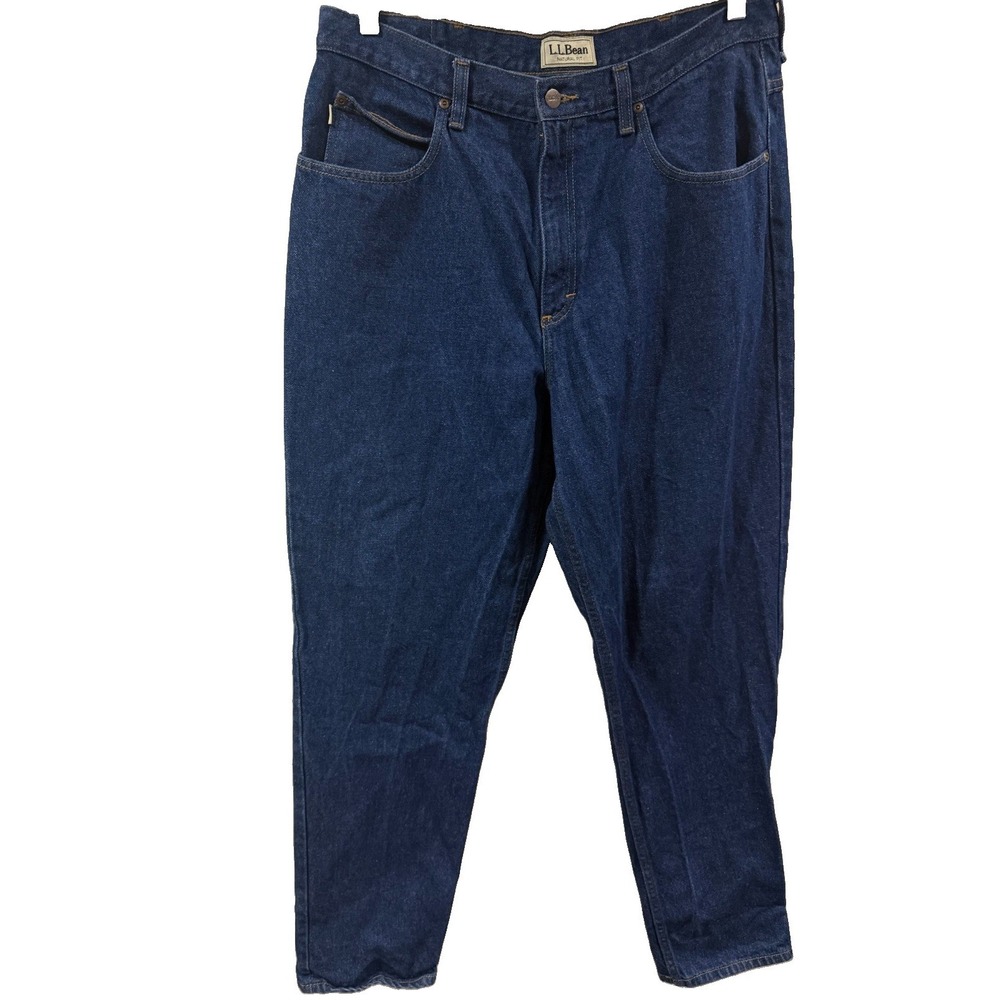 LL Bean Jeans Mens 36x34 Natural Fit Straight Leg Cotton